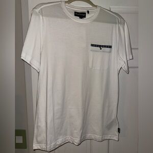 (NWT) White Barbour Pocket T-Shirt